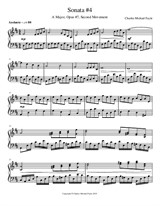Sonata No.4 – Second Movement, A Major